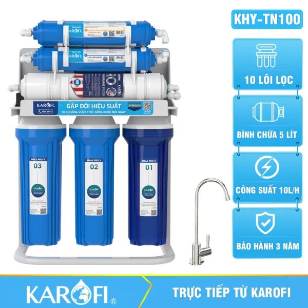 Máy lọc nước Karofi KHY-TN100 - 10 Lõi lọc
