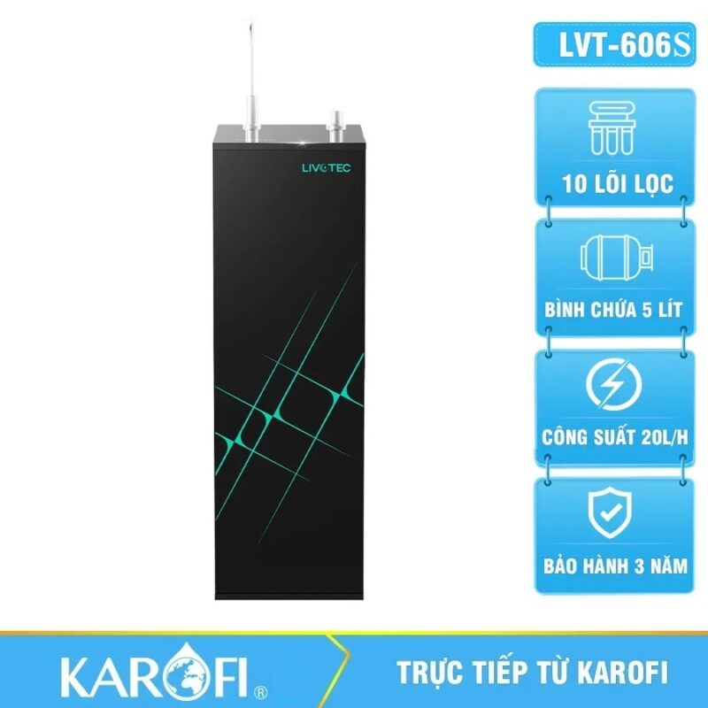 Máy lọc nước Livotec 606S - 10 Lõi Mẫu Mới 2025