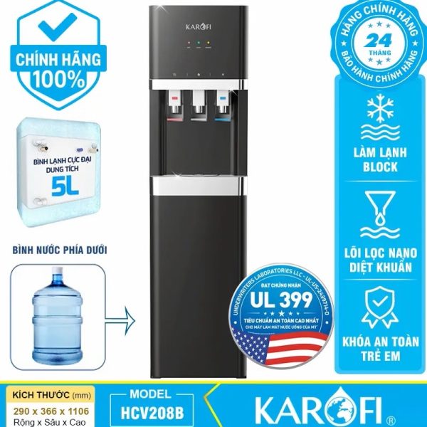 Cây nước nóng lạnh Karofi HCV208B