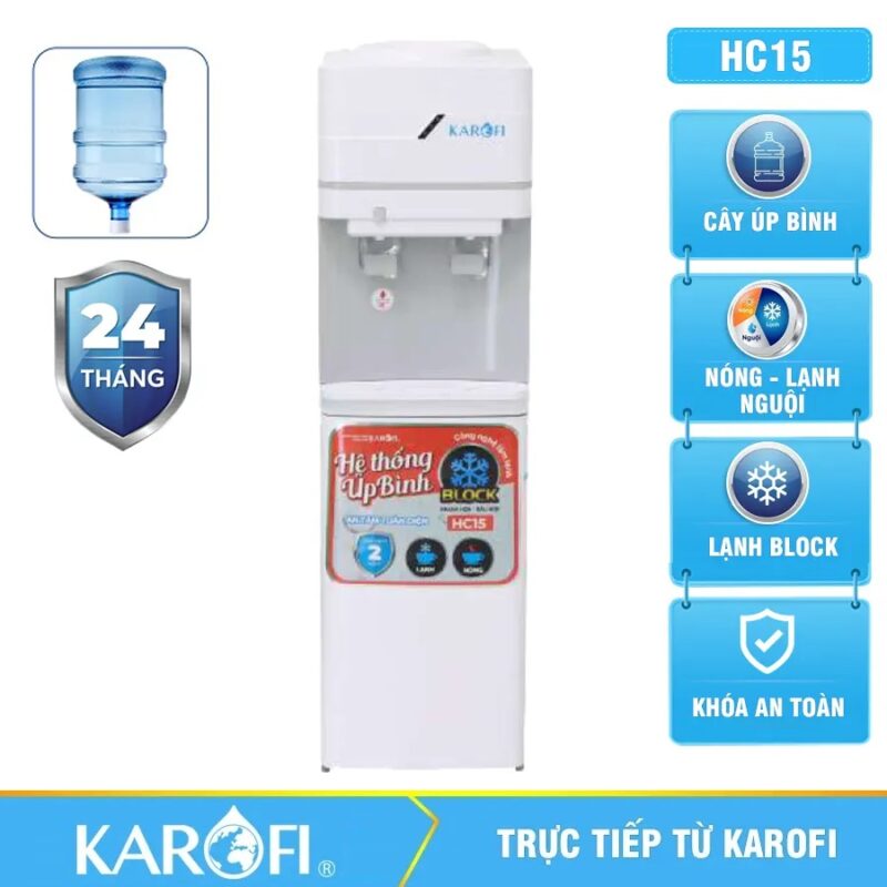 Cây nước nóng lạnh Karofi HC15