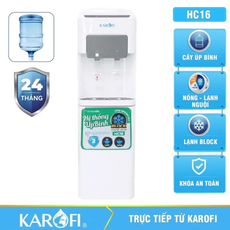 Cây nước nóng lạnh Karofi HC16