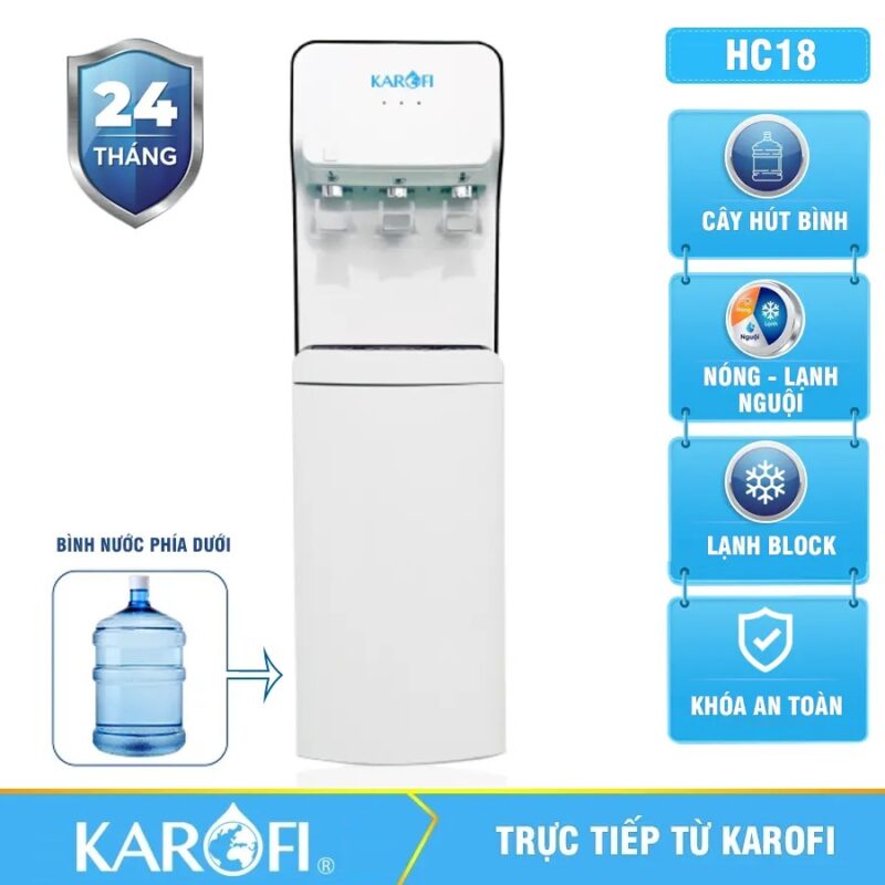 Cây nước nóng lạnh Karofi HC18