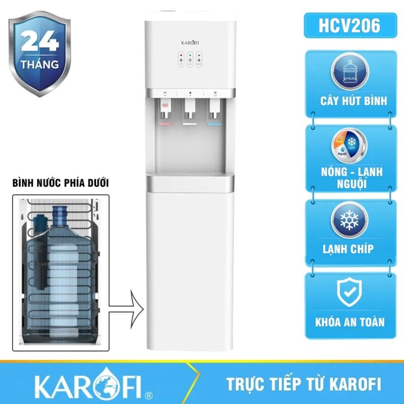 Cây nước nóng lạnh Karofi HCV206