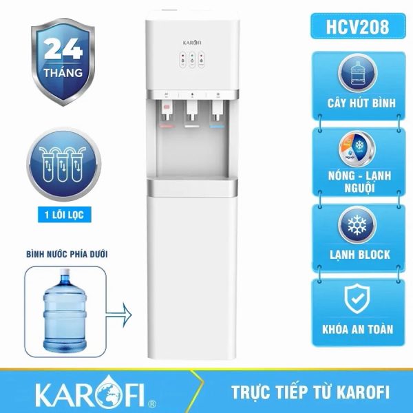 Cây nước nóng lạnh Karofi HCV208