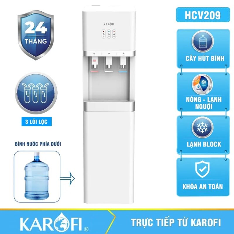 Cây nước nóng lạnh Karofi HCV209