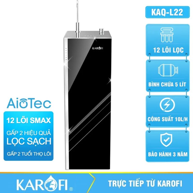 Máy lọc nước Karofi KAQ-L22 - 12 Lõi