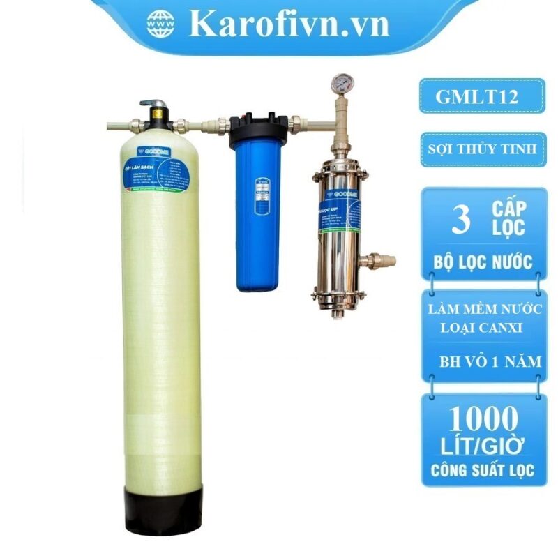 Lọc Đầu Nguồn Goodme 3 Cấp Van Cơ. MODEL GMLT12